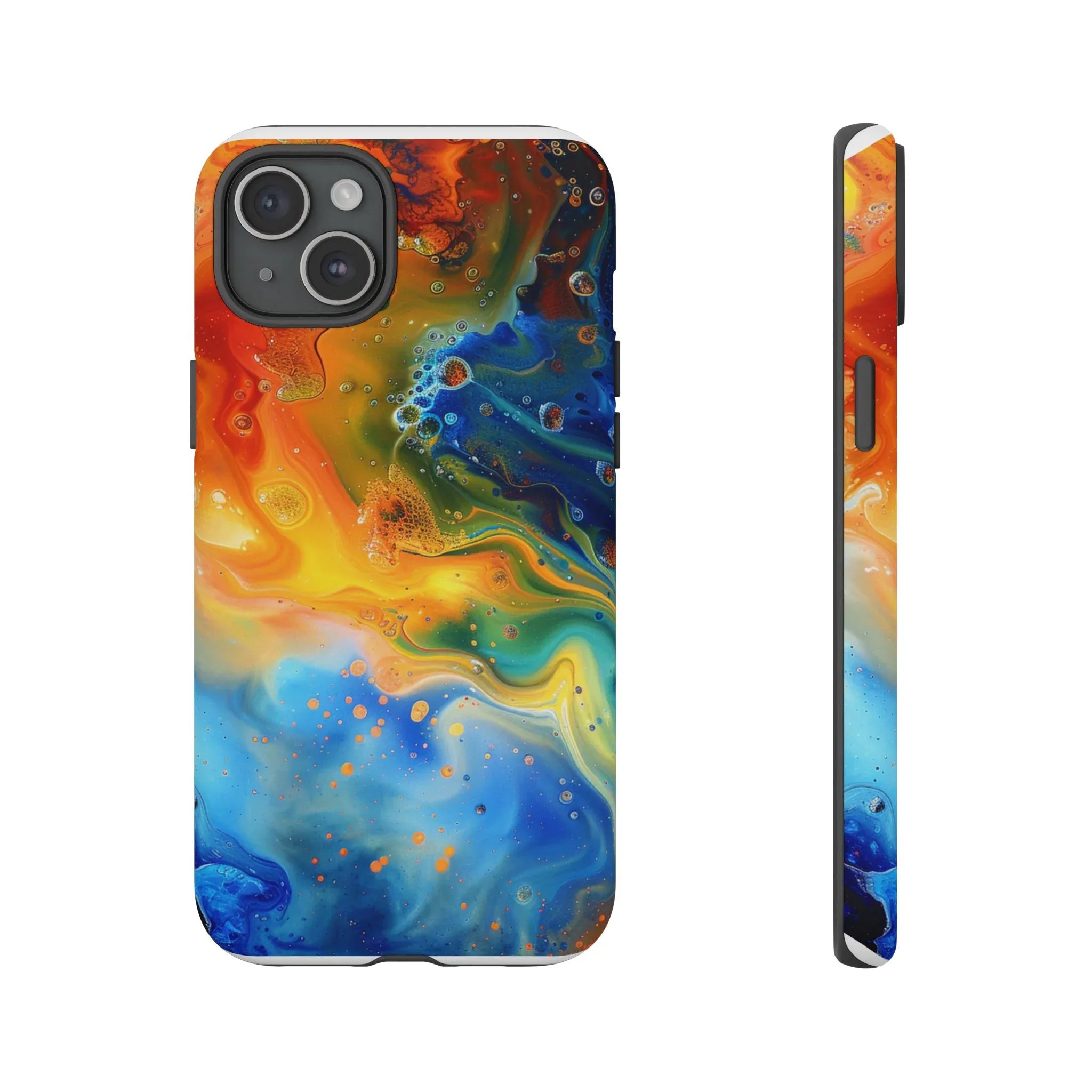 Abstract Colorful Swirl Phone Case | Tough Protective iPhone Cover - 250 USA Celebration