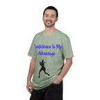 Confidence Is My Advantage Tennis Player T-Shirt | Tennis Quote Tee - 250 USA Celebration