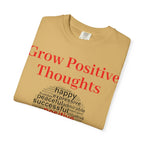 Grow Positive Thoughts T-shirt | Positive Word Cloud Mental Health Tee - 250 USA Celebration
