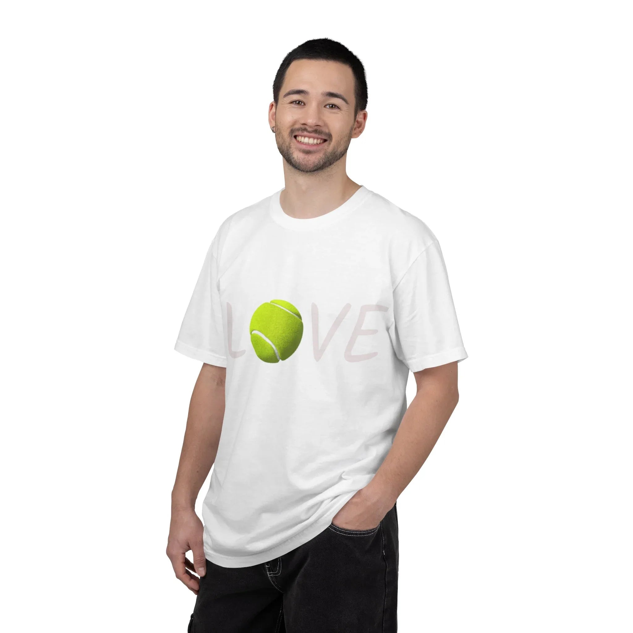 Tennis Ball LOVE T-Shirt | Tennis Lover Shirt, Sports Graphic Tee - 250 USA Celebration