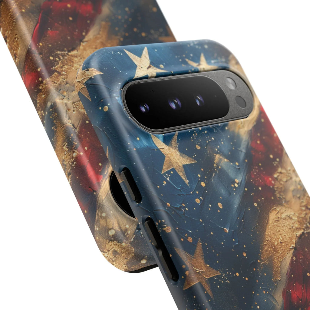 Patriotic Phone Case, Tough Cases with American Flag Design, Stylish Phone Accessories, USA Pride Gift, Durable Cases for All Occasions - 250 USA Celebration
