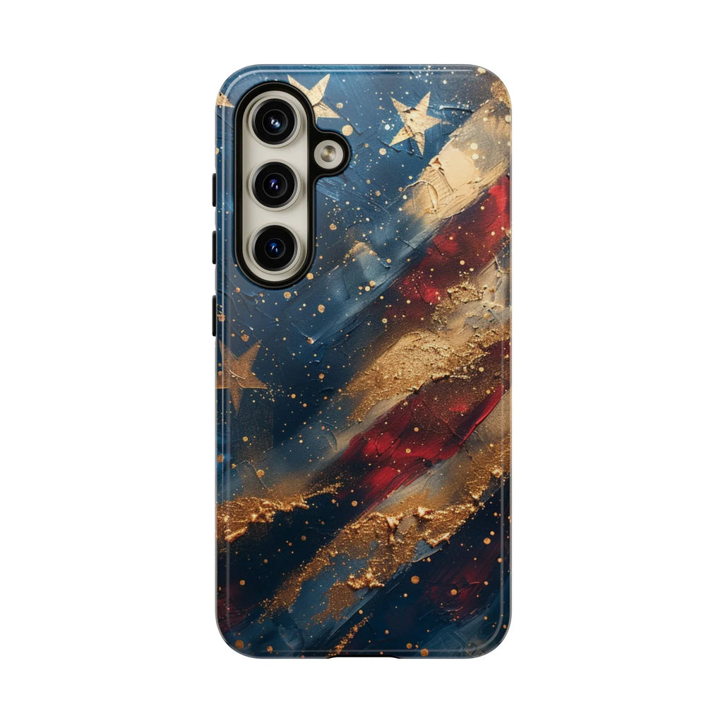 Patriotic Phone Case, Tough Cases with American Flag Design, Stylish Phone Accessories, USA Pride Gift, Durable Cases for All Occasions - 250 USA Celebration