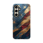 Patriotic Phone Case, Tough Cases with American Flag Design, Stylish Phone Accessories, USA Pride Gift, Durable Cases for All Occasions - 250 USA Celebration