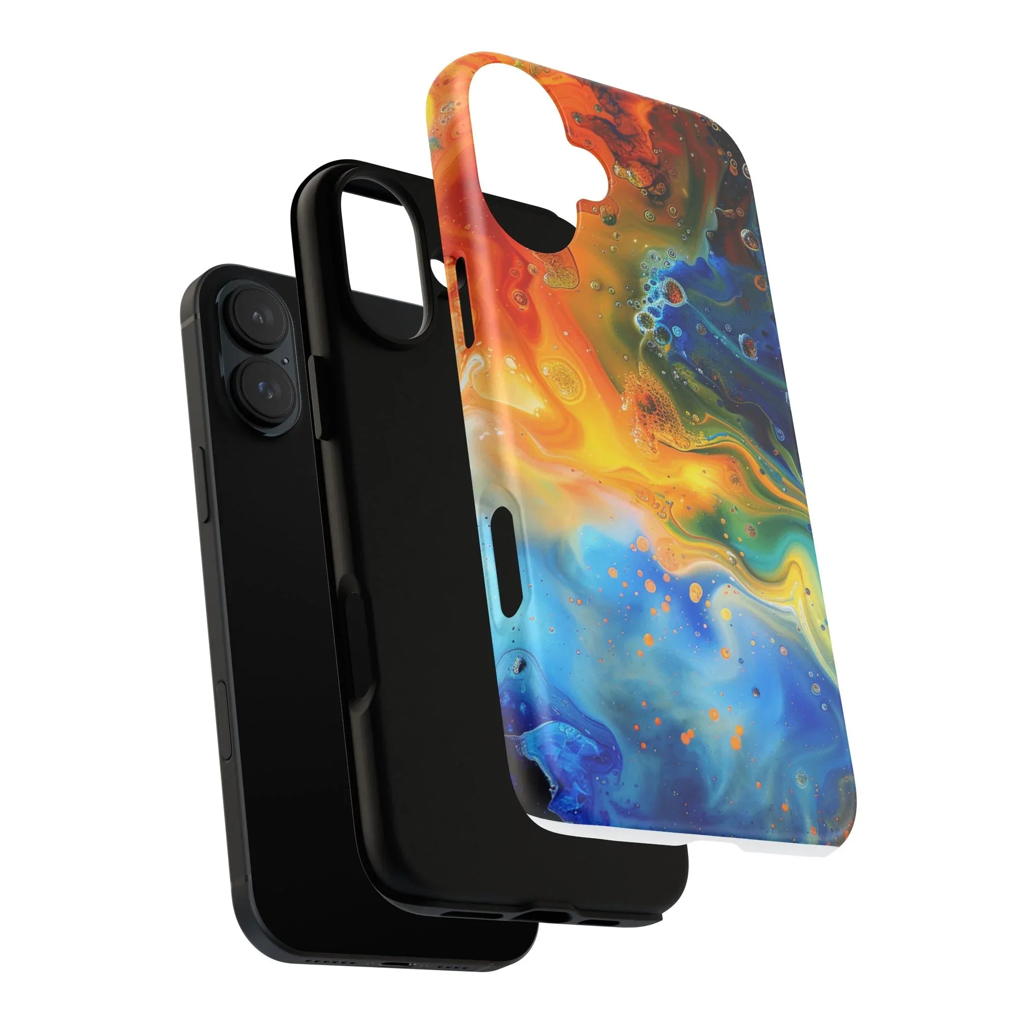 Abstract Colorful Swirl Phone Case | Tough Protective iPhone Cover - 250 USA Celebration