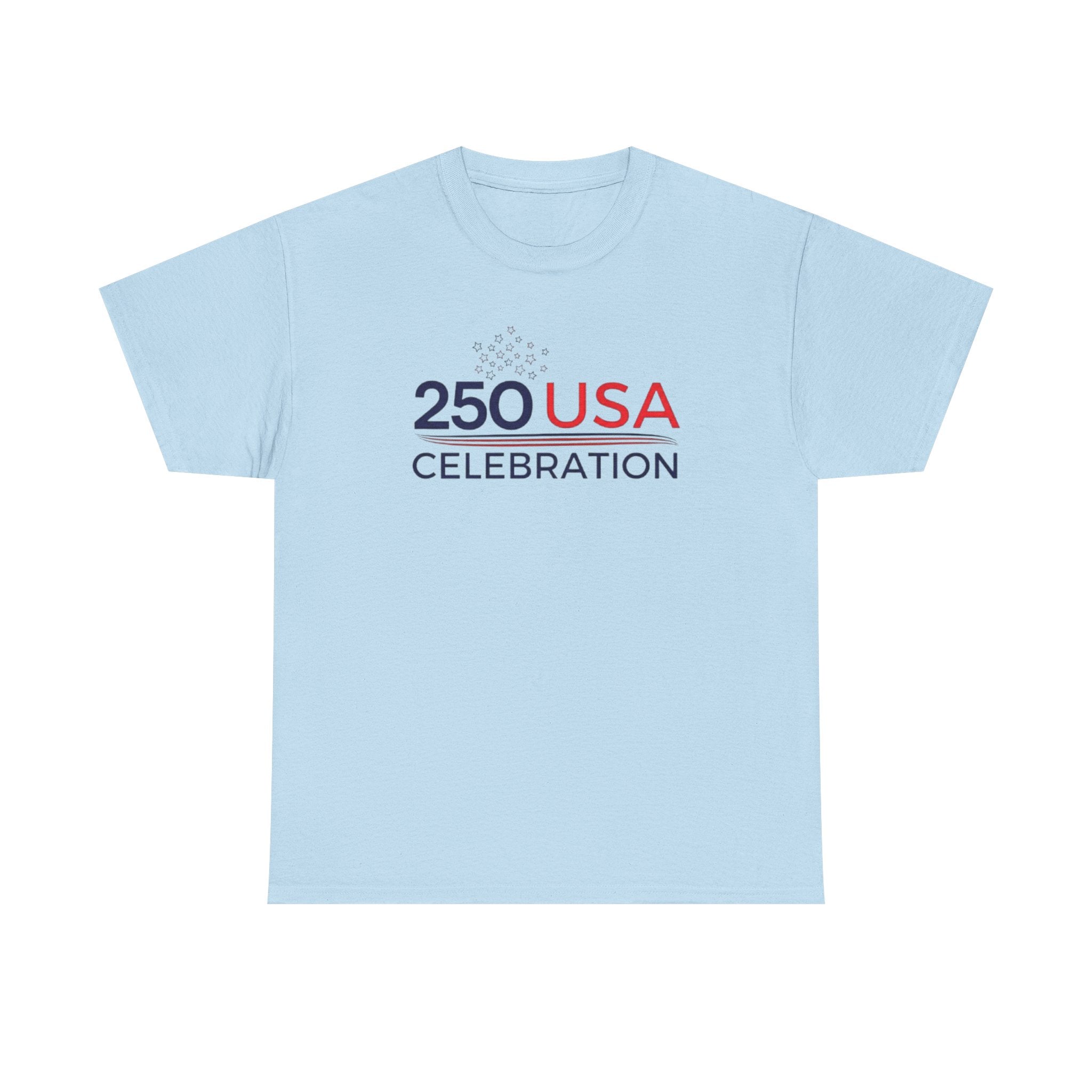 America 250 Tee Shirt | Official 250th Anniversary Edition - 250 USA Celebration Chest Logo Tee | Fourth of July Americana T-Shirt