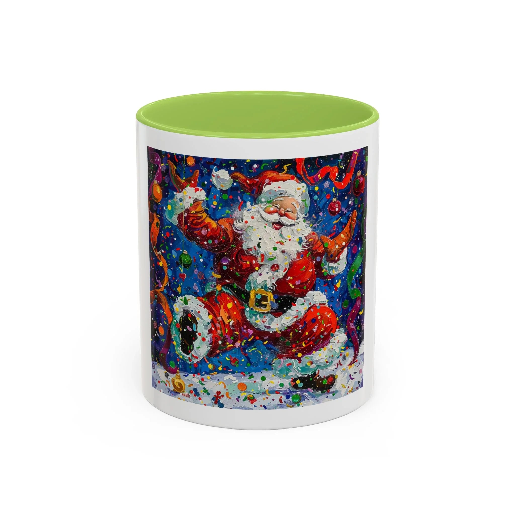 Festive Santa Coffee Mug, Christmas Mug, Holiday Gift Mug, Santa Claus Cup, Winter Decor - 250 USA Celebration