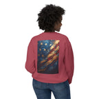 Lightweight Crewneck Sweatshirt, Patriotic American T-Shirts, Flag T-Shirts, Independence Tees, Funny Patriotic Shirts, Custom American Tees - 250 USA Celebration