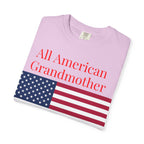 All American Grandmother T-Shirt — Patriotic Flag Tee for Moms & Grandmas