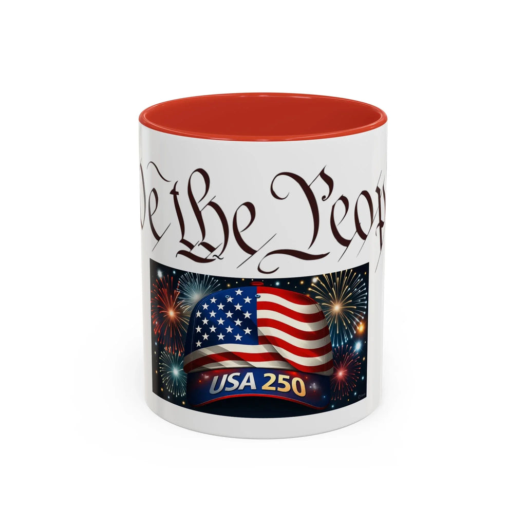Accent Coffee Mug (11, 15oz) - 250 USA Celebration