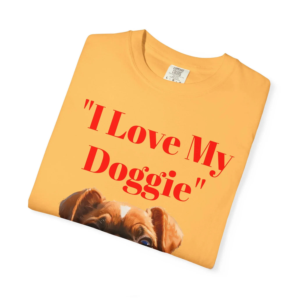 Cute French Bulldog Puppy Holding Red Heart T-shirt | Dog Lover Cartoon - 250 USA Celebration