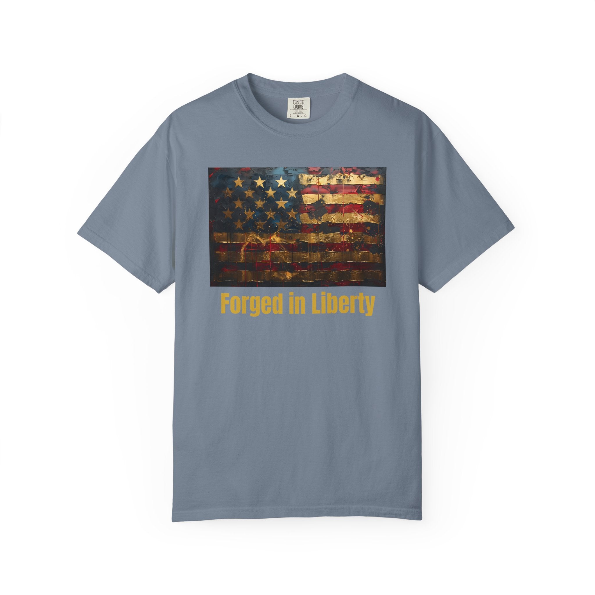 Forged in Liberty American Flag T-Shirt