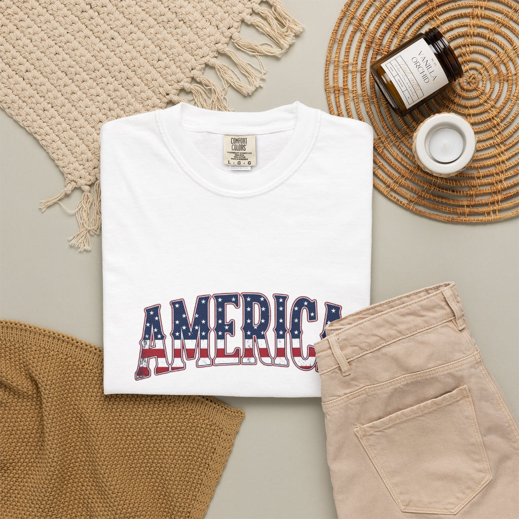 Classic America Patriotic T-Shirt - Unisex Comfort Tee