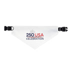 Pet Bandana — "250 USA Celebration" Patriotic Dog & Cat Bandana Collar