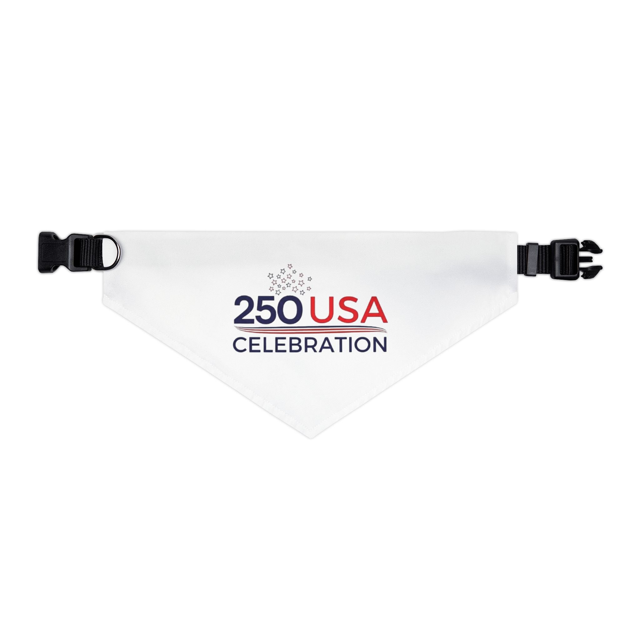 Pet Bandana — "250 USA Celebration" Patriotic Dog & Cat Bandana Collar