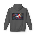 USA 250 Patriotic Hoodie with American Flag & Fireworks