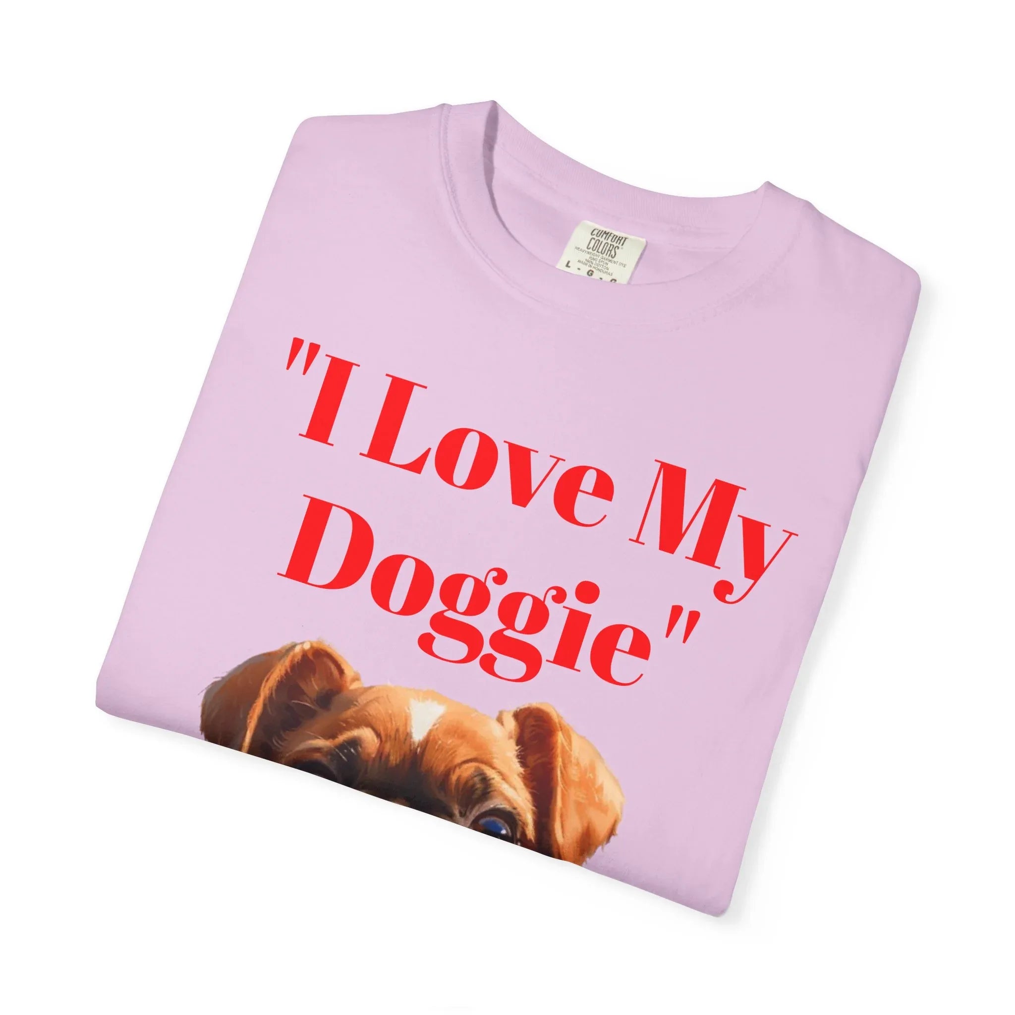 Cute French Bulldog Puppy Holding Red Heart T-shirt | Dog Lover Cartoon - 250 USA Celebration