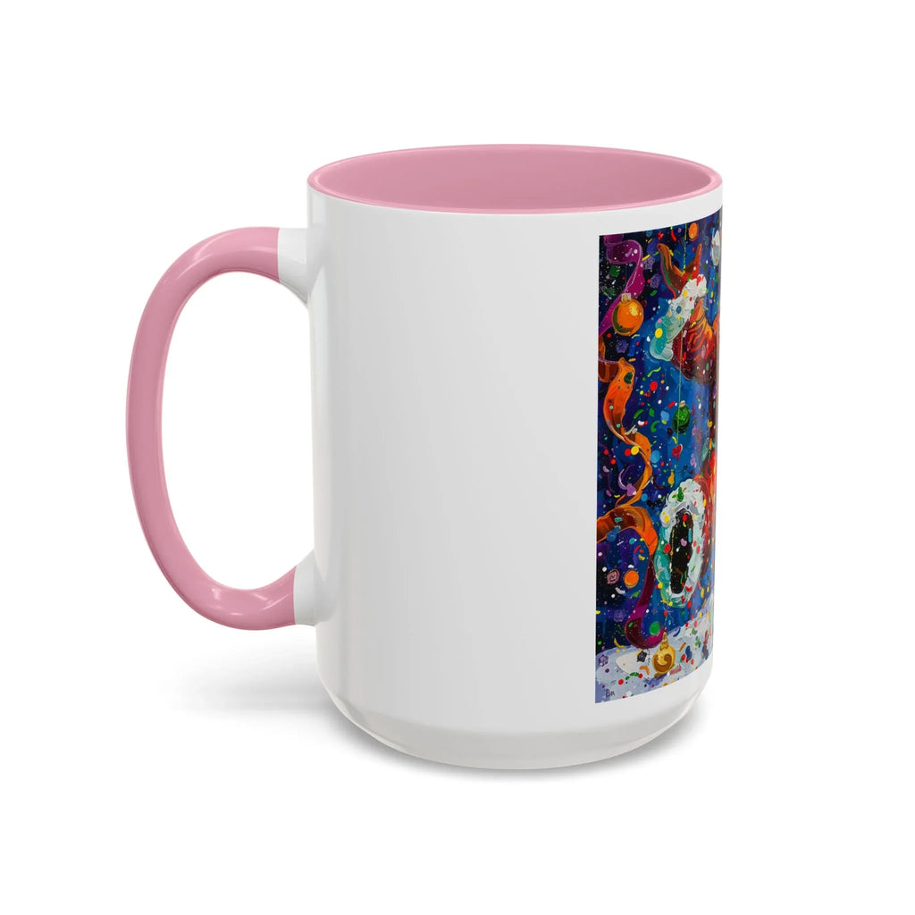 Colorful Mugs (11oz, 15oz) Santa Claus Coffee Cup, Santa Claus Coffee Mug - 250 USA Celebration