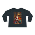 Christmas Santa Toddler Long Sleeve Tee, Holiday Shirt for Kids, Festive Outfit, Winter Apparel, Cute Christmas Gift, Family Photoshoot - 250 USA Celebration