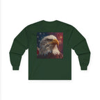 Patriotic American Long Sleeve T-Shirts, USA Graphic Tees, Flag T-Shirts, Independence Apparel, Funny Patriotic Shirts, Custom American Tees - 250 USA Celebration
