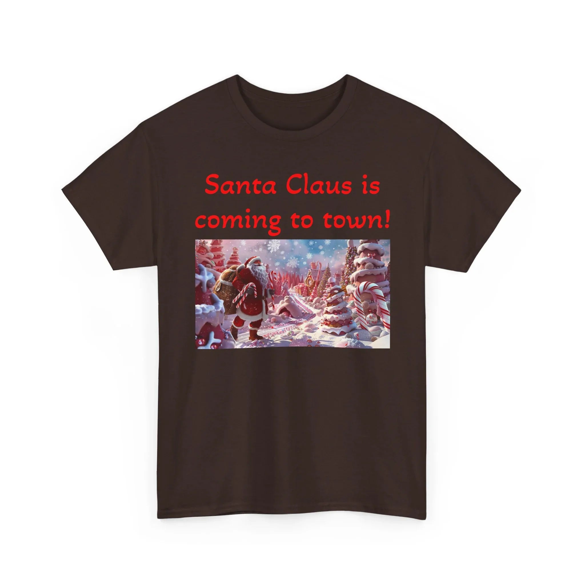 Festive Santa Tee, Unisex Christmas Shirt, Holiday Gift for Him/Her, Fun Santa Claus T-Shirt, Winter Wear, Family Gathering Apparel - 250 USA Celebration