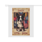 Custom AI Pet Hero Patriotic Garden Flag 1776-2026