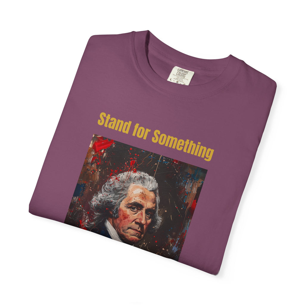 T-Shirt — 'Stand for Something' Alexander Hamilton Portrait Tee