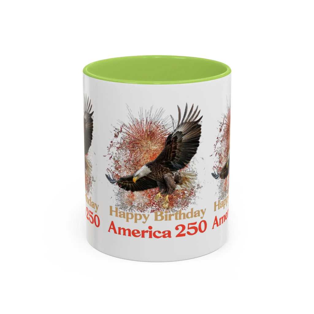 Accent Coffee Mug (11, 15oz) - 250 USA Celebration