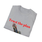Trust the Plan eagle T-Shirt | Flying Bald Eagle graphic tee
