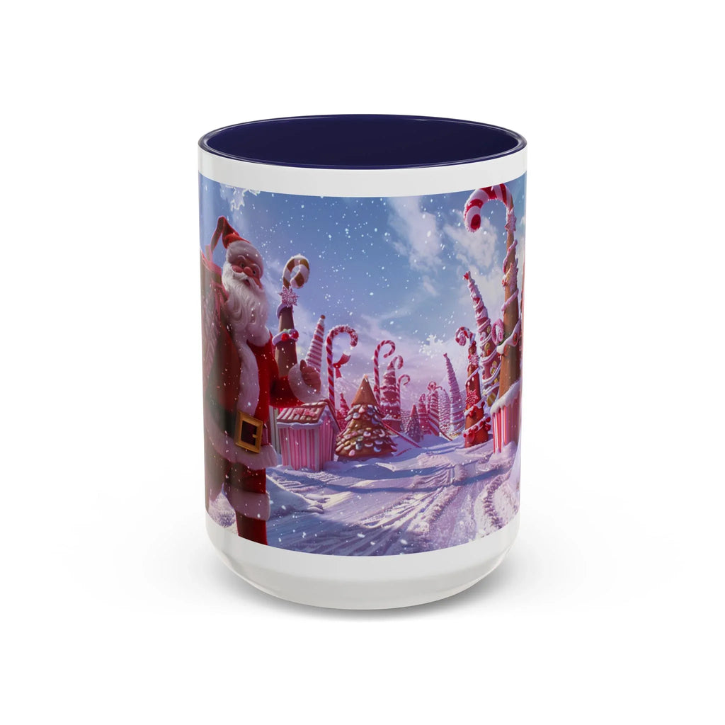 Festive Santa Mug, Holiday Coffee Cup, Christmas Gift for Coffee Lovers, Winter Wonderland Decor, Seasonal Tea Cup - 250 USA Celebration