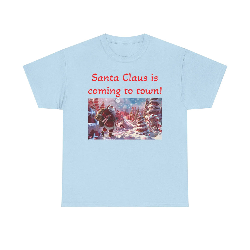 Festive Santa Tee, Unisex Christmas Shirt, Holiday Gift for Him/Her, Fun Santa Claus T-Shirt, Winter Wear, Family Gathering Apparel - 250 USA Celebration