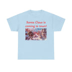 Festive Santa Tee, Unisex Christmas Shirt, Holiday Gift for Him/Her, Fun Santa Claus T-Shirt, Winter Wear, Family Gathering Apparel - 250 USA Celebration