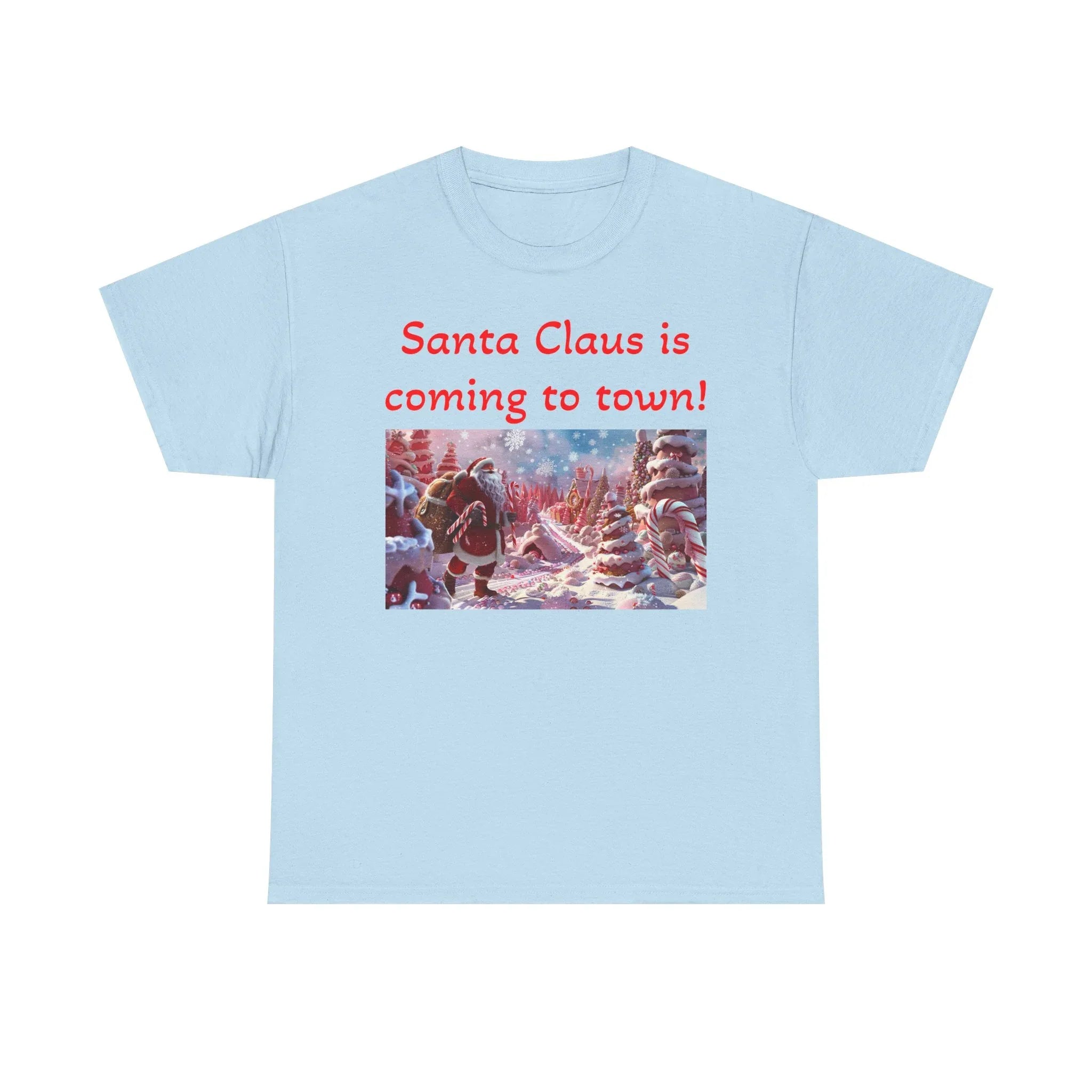 Festive Santa Tee, Unisex Christmas Shirt, Holiday Gift for Him/Her, Fun Santa Claus T-Shirt, Winter Wear, Family Gathering Apparel - 250 USA Celebration