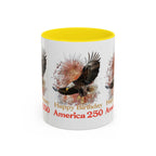 Accent Coffee Mug (11, 15oz) - 250 USA Celebration