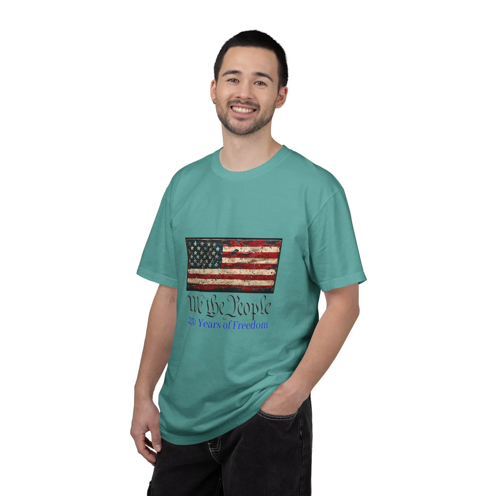 We the People American Flag T-Shirt | 250 Years of Freedom - 250 USA Celebration