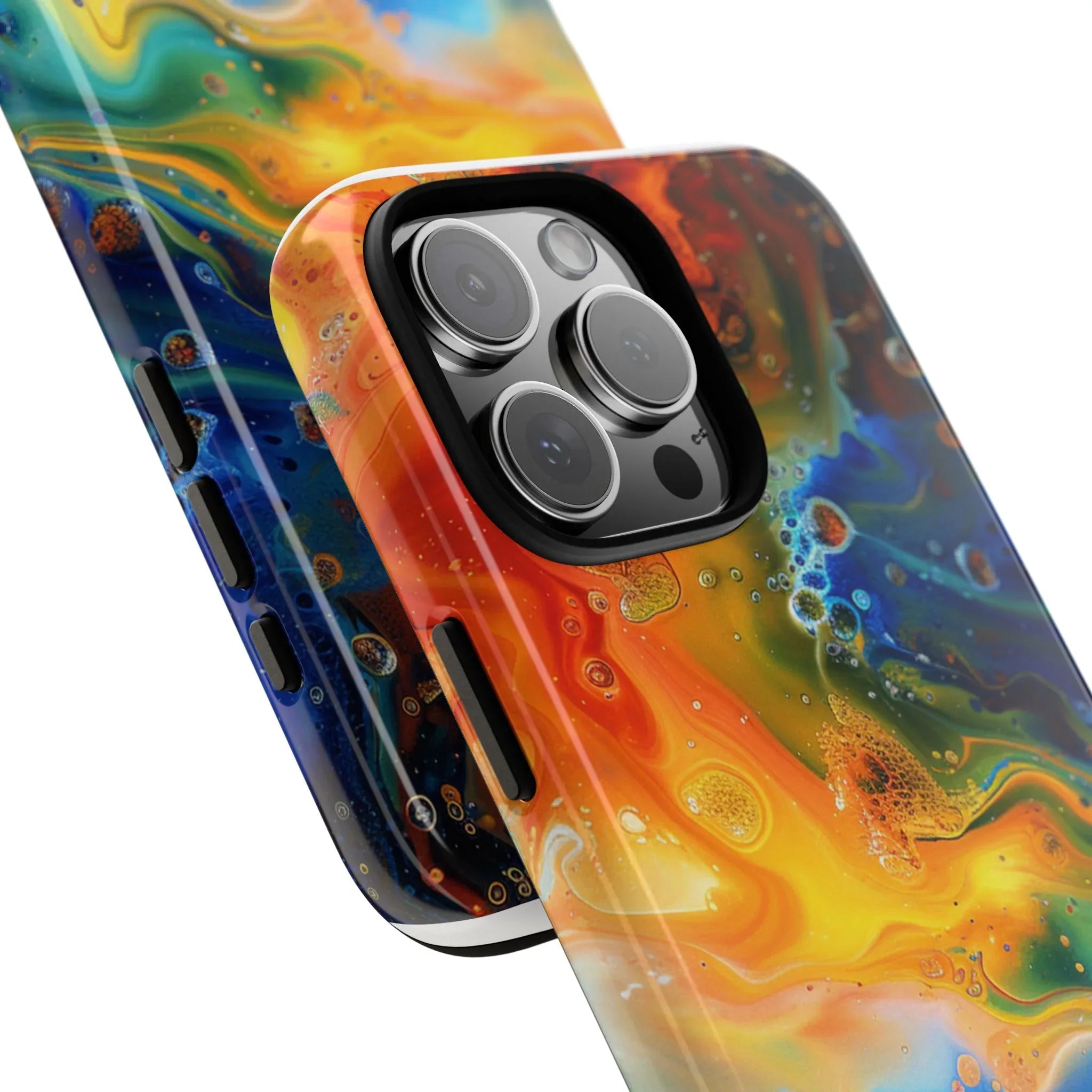 Abstract Colorful Swirl Phone Case | Tough Protective iPhone Cover - 250 USA Celebration