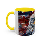 Patriotic Eagle Coffee Mug - Bold American Bald Eagle Art (11/15oz)