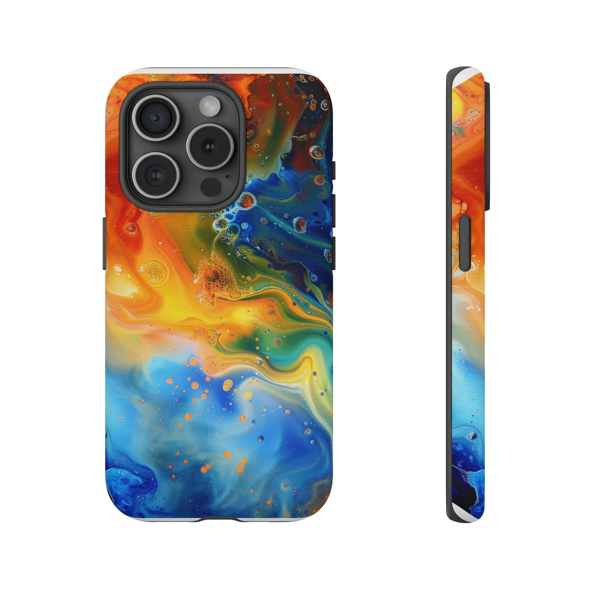 Abstract Colorful Swirl Phone Case | Tough Protective iPhone Cover - 250 USA Celebration