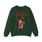 Christmas Magic Sweatshirt, Holiday Crewneck, Cozy Winter Apparel, Unisex Gift for Christmas, Believe in the Magic of Christmas! - 250 USA Celebration