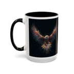 Fiery Flying Eagle Mug | Accent Coffee Mug 11oz 15oz - 250 USA Celebration