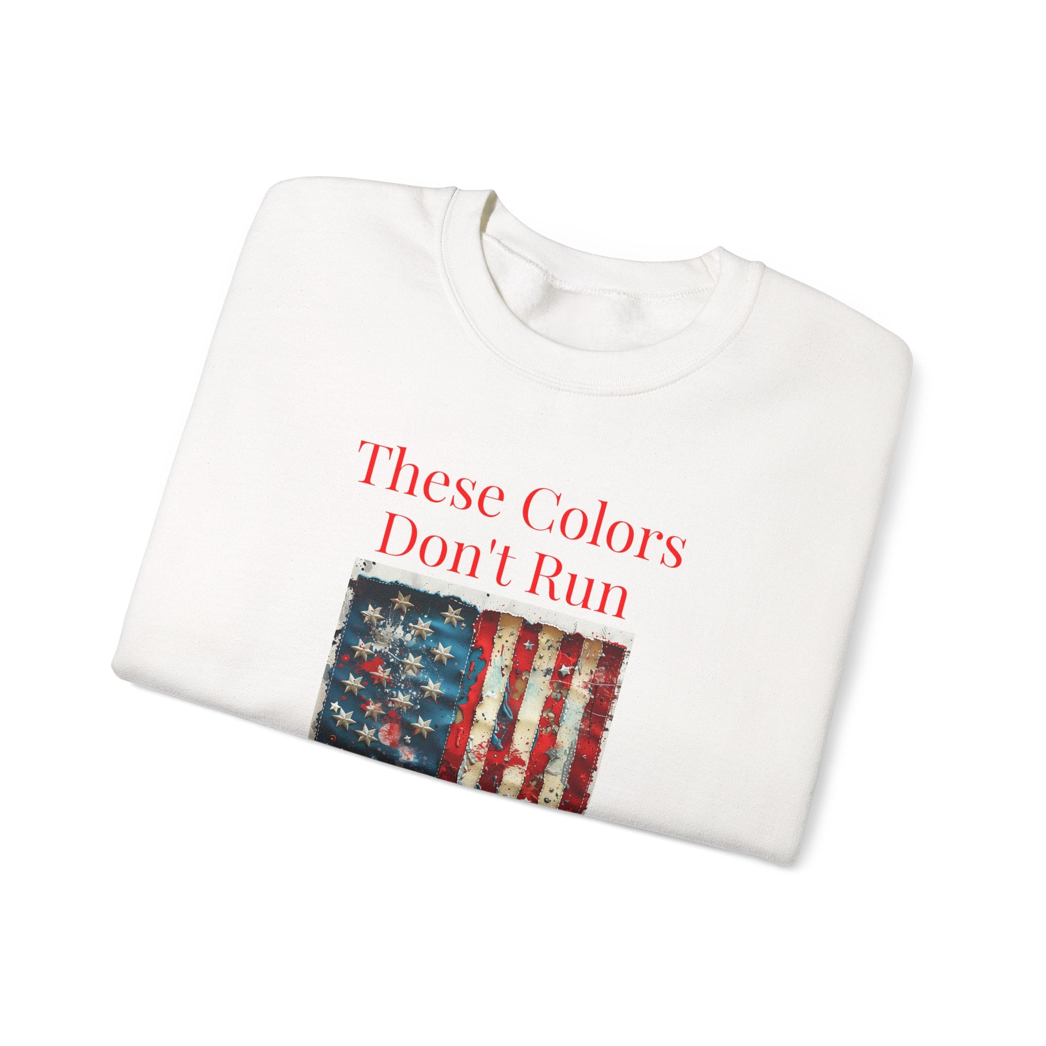 Patriotic Vintage Crewneck Sweatshirt, USA Flag Design, Unisex Sweatshirt, Cozy Apparel for Independence Day, Gift for Veterans
