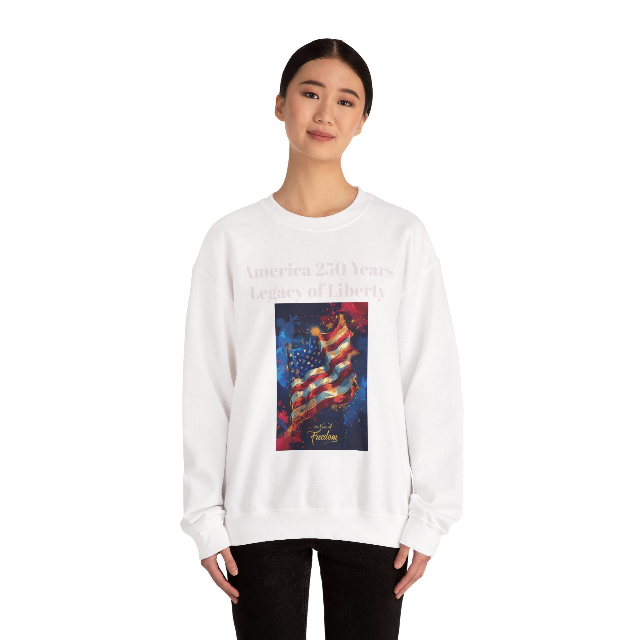 America 250 Years Legacy of Liberty Crewneck Sweatshirt