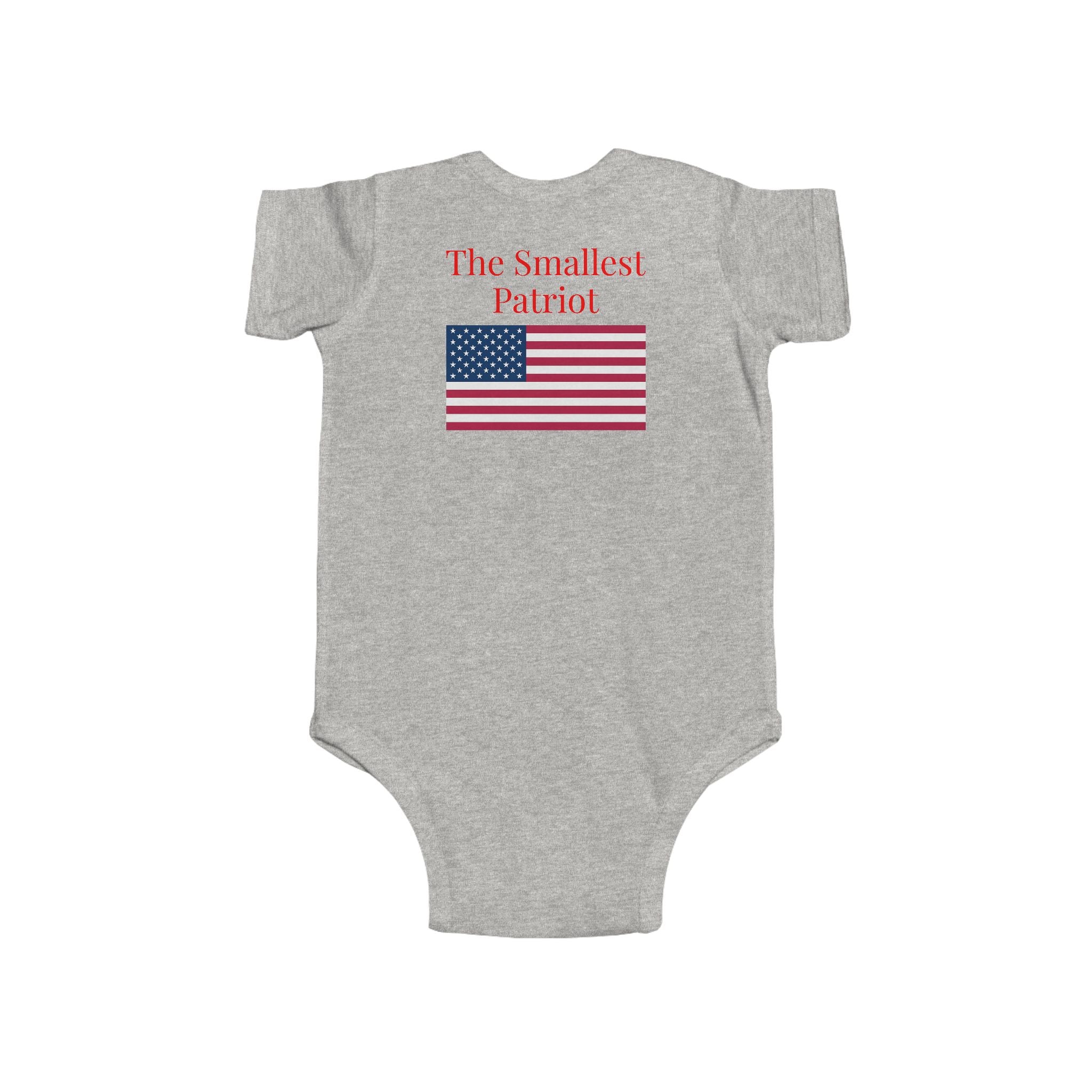 Infant Bodysuit - "All American Baby" / "The Smallest Patriot" Patriotic Eagle & Flag Onesie