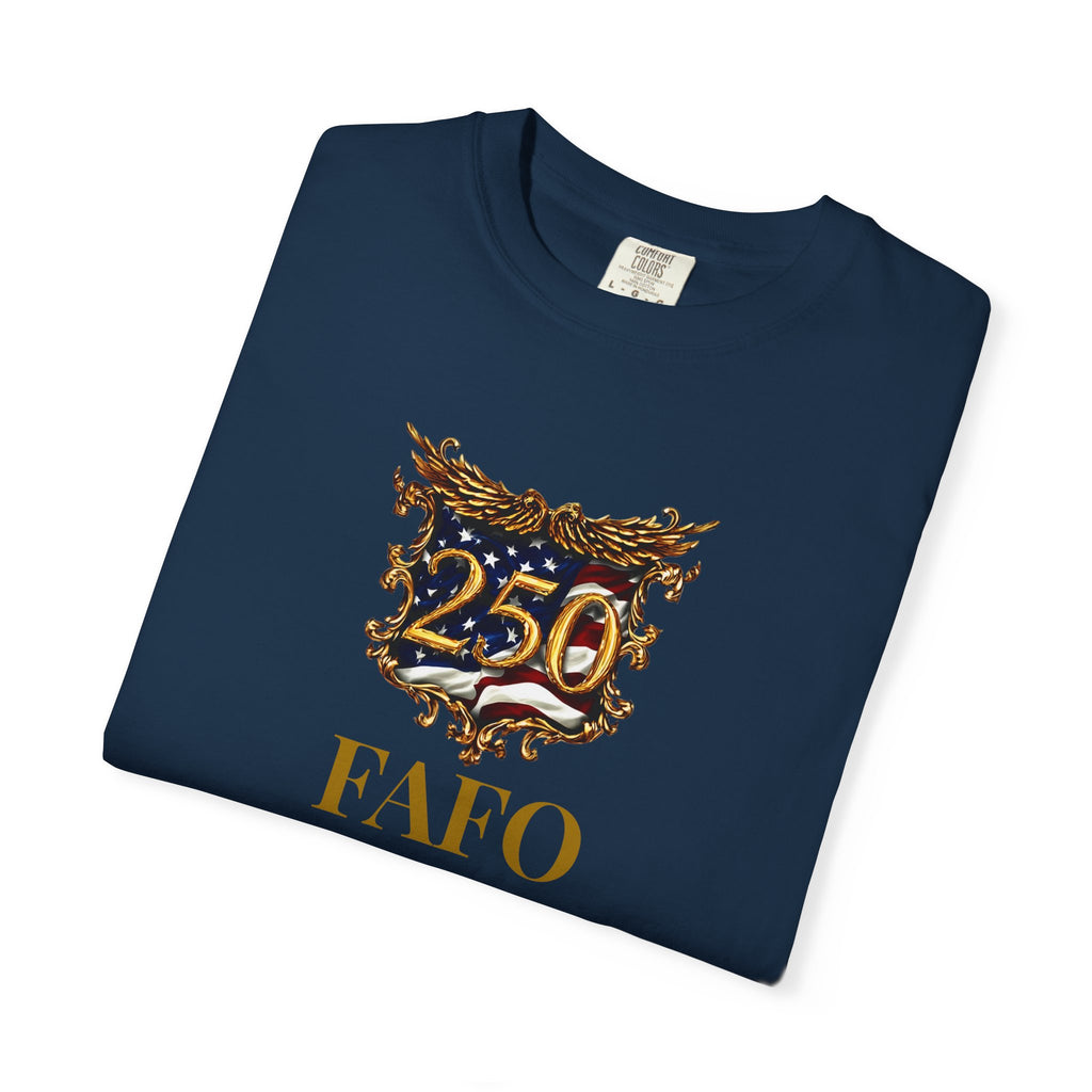 American FAFO T-Shirt — 250 Anniversary FAFO Crest Graphic Tee
