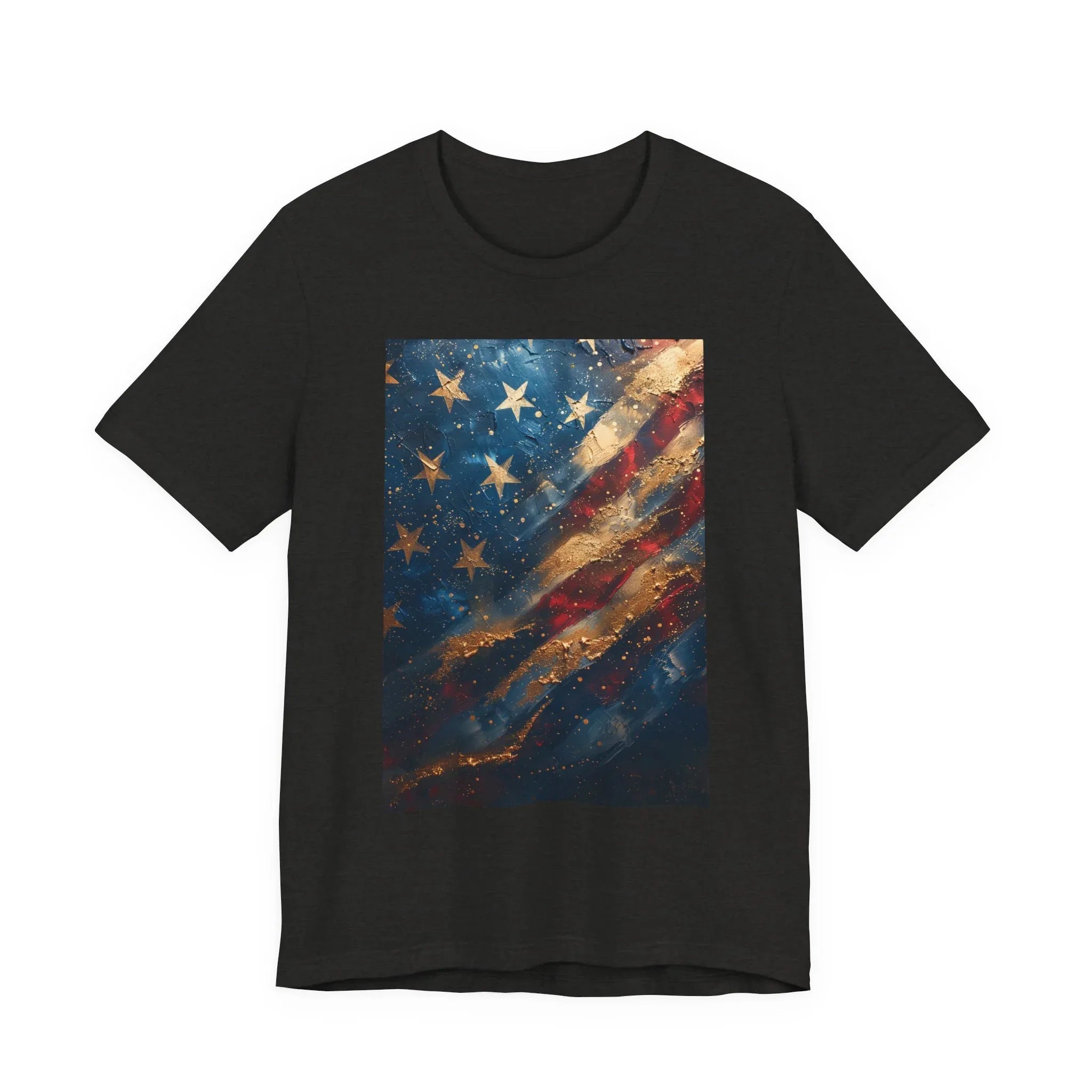 Patriotic Short Sleeve Tee, Unisex Casual Wear, Fourth of July Shirt, Independence Day Gift, Amercan Flag T-Shirt - 250 USA Celebration