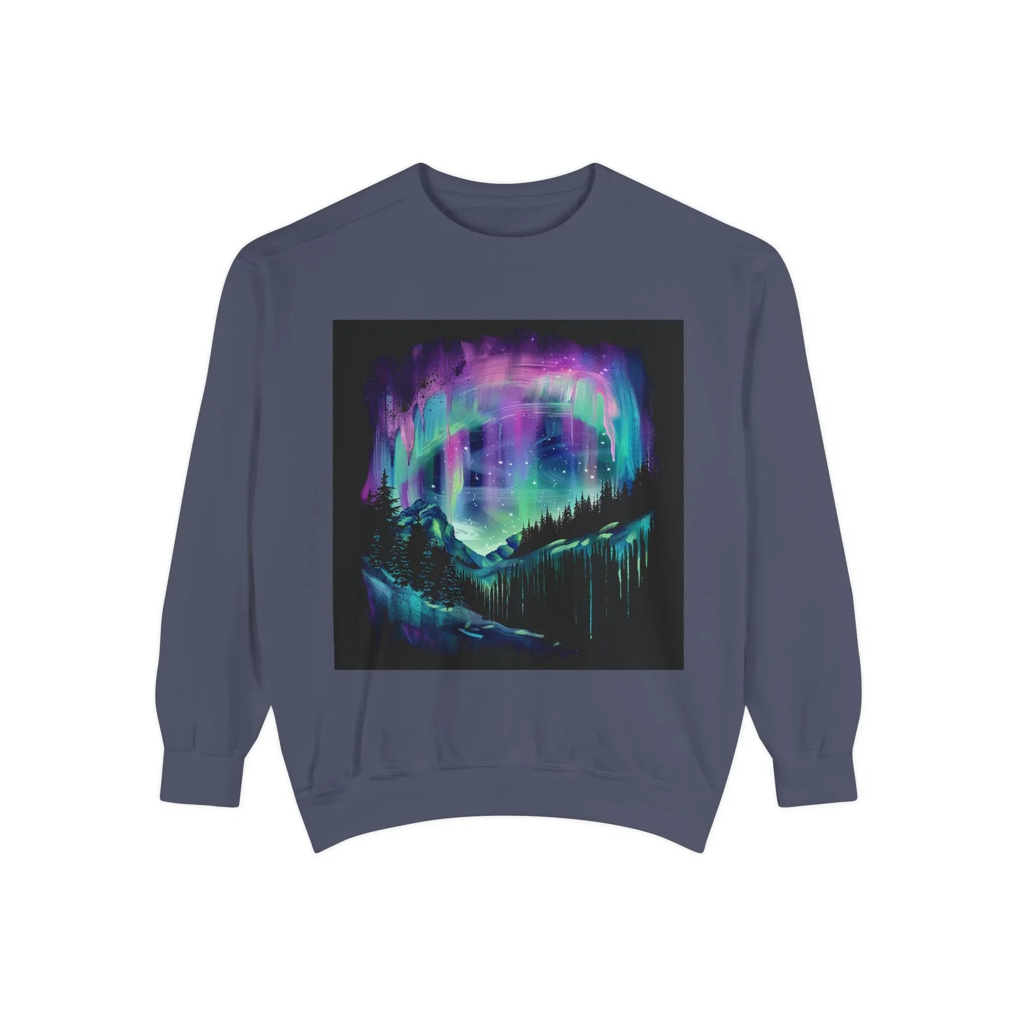 Aurora Borealis Sweatshirt | Northern Lights, northern lights t-shirt, aurora borealis tee, northern lights apparel, aurora borealis shirt - 250 USA Celebration