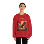 1776 Eagle Crewneck Sweatshirt – Patriotic American Independence Pullover