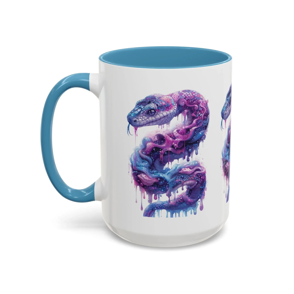Psychedelic Ouroboros Snake Mug | Rainbow Galaxy Fractal Mushrooms - 250 USA Celebration