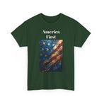 Vintage American Flag Tee, Patriotic Apparel, Independence Day Shirt, Unisex Cotton T-Shirt, Memorial Day Gift, America First Design - 250 USA Celebration