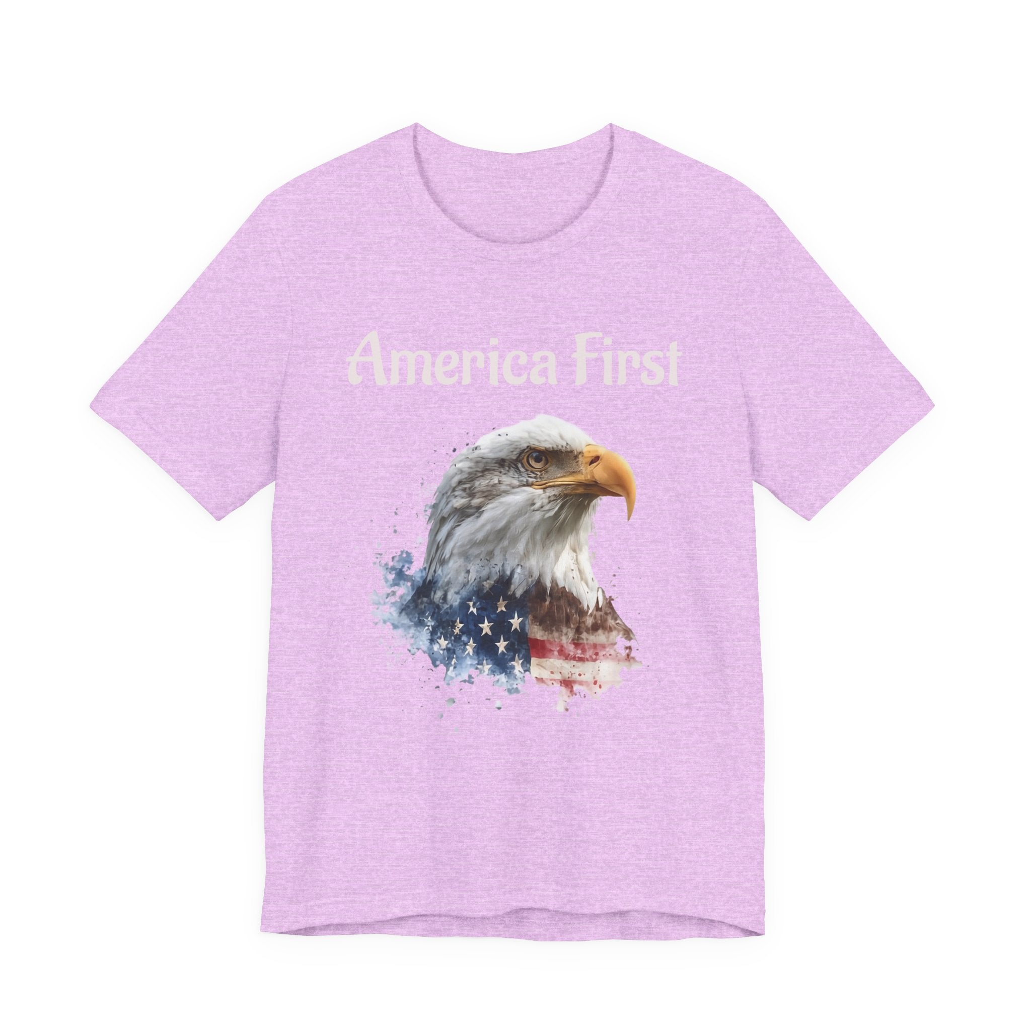 America First Eagle T-Shirt – Patriotic Bald Eagle Tee