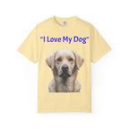 I Love My Dog Labrador Portrait T-shirt | Dog Lover Tee - 250 USA Celebration